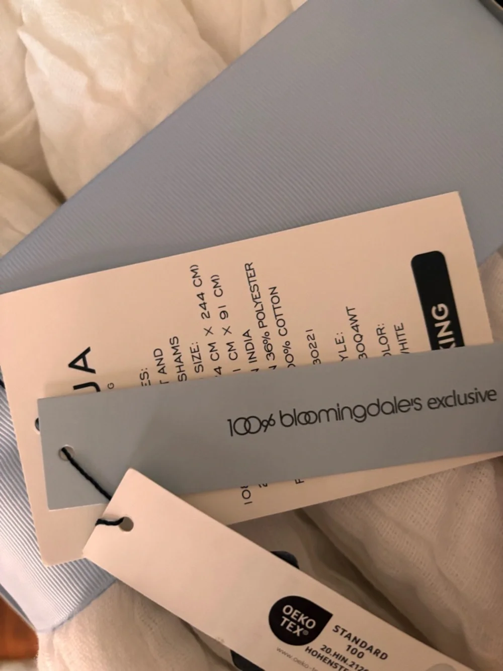 New Aqua from Bloomingdale’s King size  Quilt Set/Comforter $375